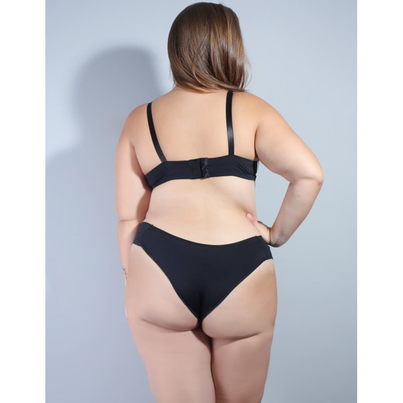 Conjunto Plus Size de Lingerie Preto | Ref: 1.1.4327-01