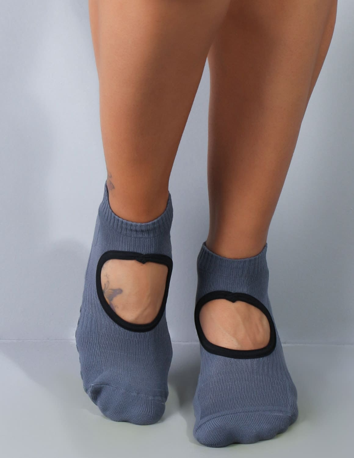 Sapatilha Grafite para Pilates com Anti Derrapante | Ref: 5.5.6008-28-33 A 39-GRAFITE-28