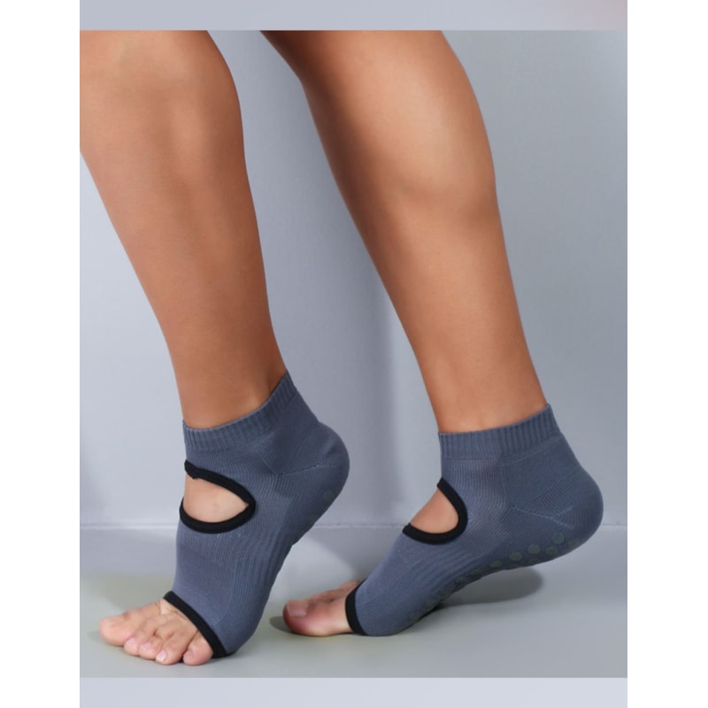 Sapatilha para Pilates Aberta | Ref: 5.5.6009-28-33 A 39-GRAFITE-28