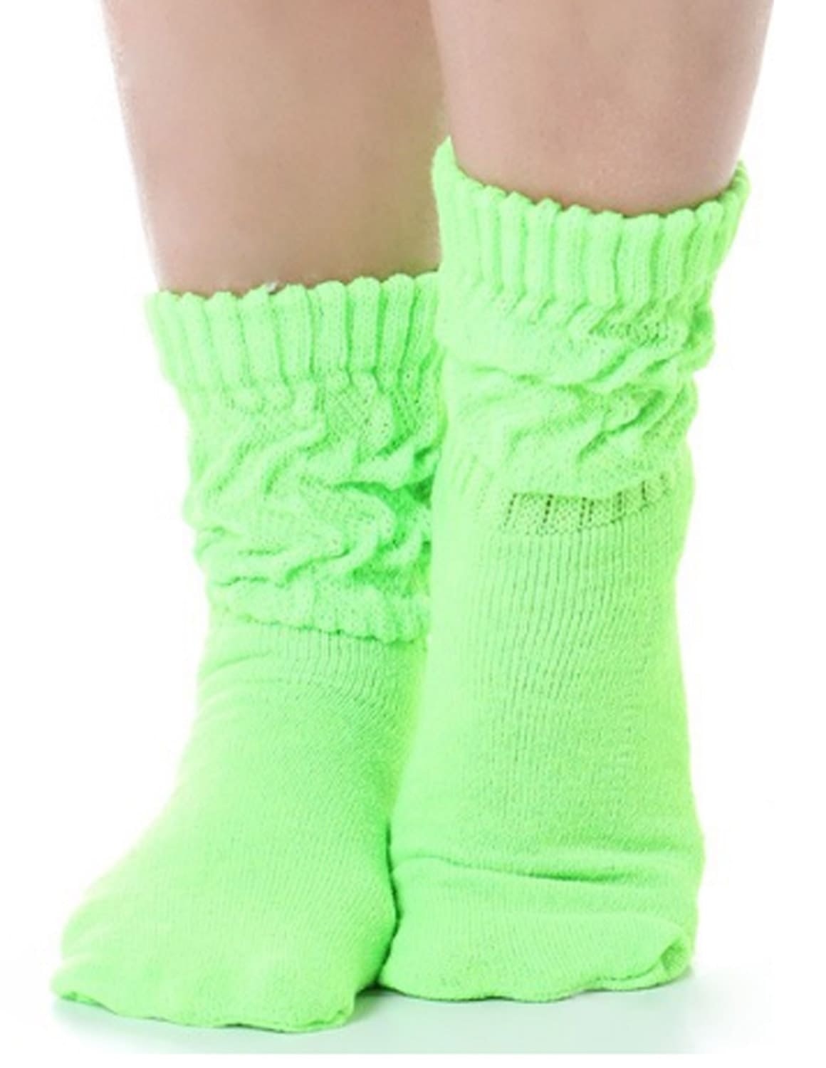 Meia Aeróbica Cano Médio Verde 5.5.223-05