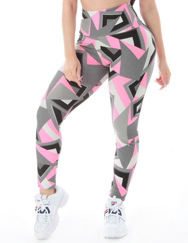 Calça Feminina Cós Alto com Estampa | Ref: 4.4.4381-3208