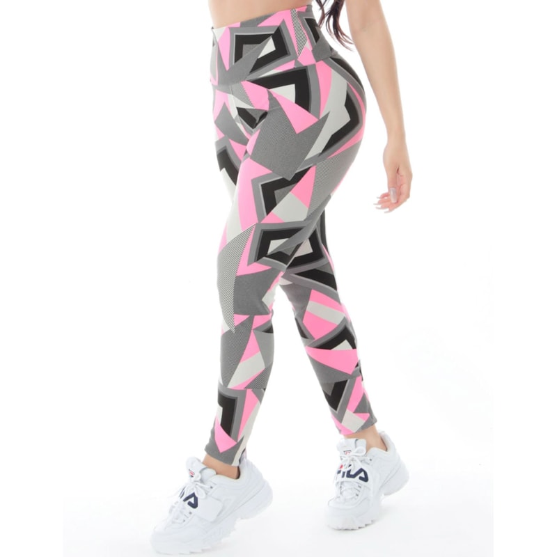 Calça Feminina Cós Alto com Estampa | Ref: 4.4.4381-3208