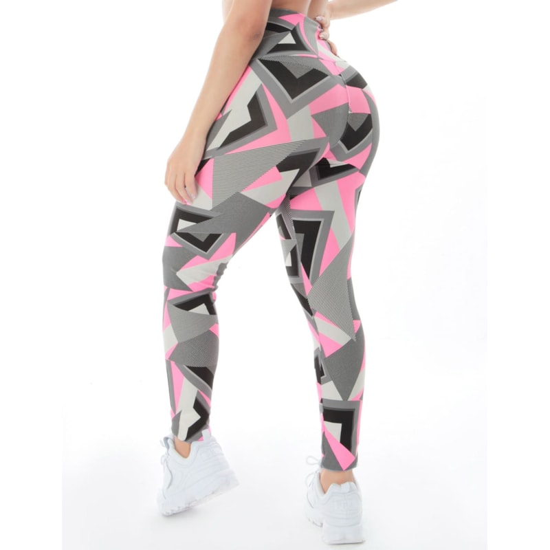 Calça Feminina Cós Alto com Estampa | Ref: 4.4.4381-3208