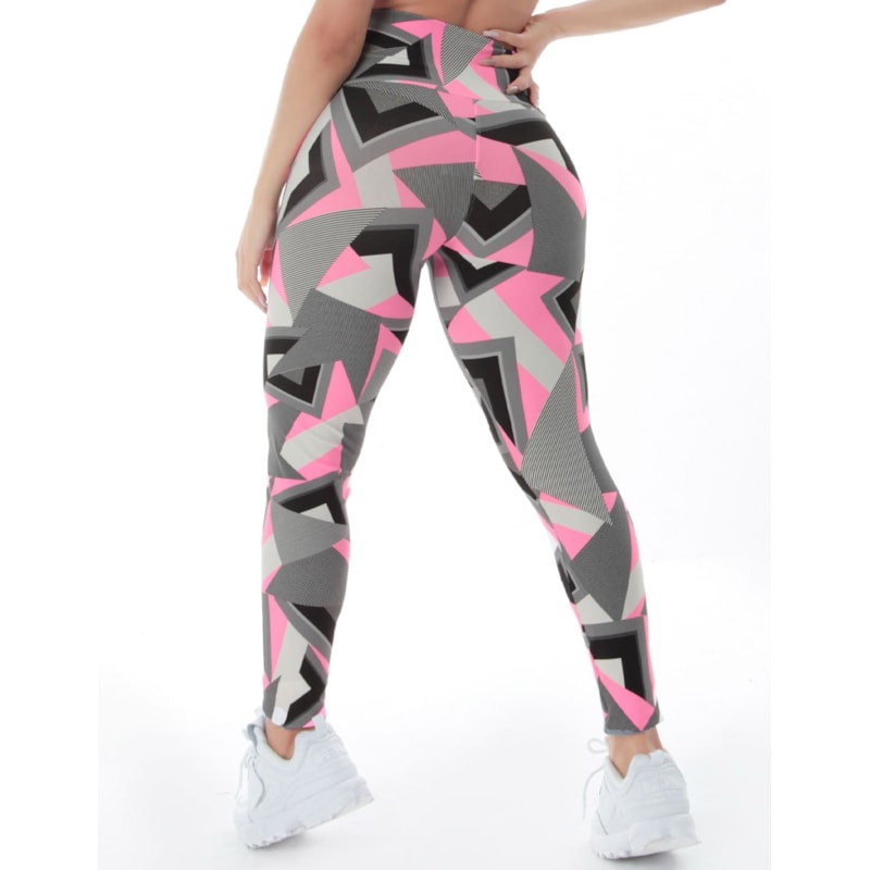 Calça Feminina Cós Alto com Estampa | Ref: 4.4.4381-3208