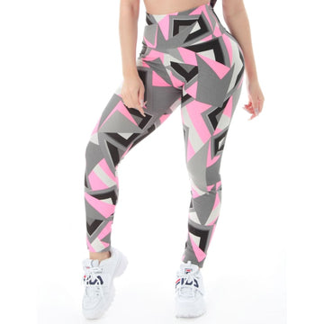 Calça Feminina Cós Alto com Estampa | Ref: 4.4.4381-3208