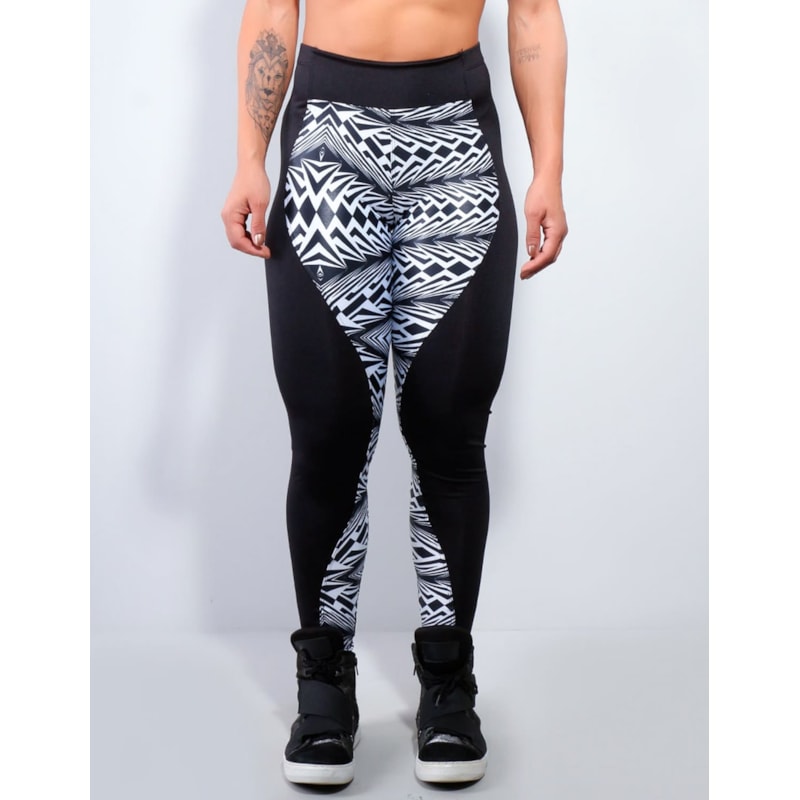 Calça Valoriza Bumbum com Cirrê Estampado | Ref: 4.4.4163-3102