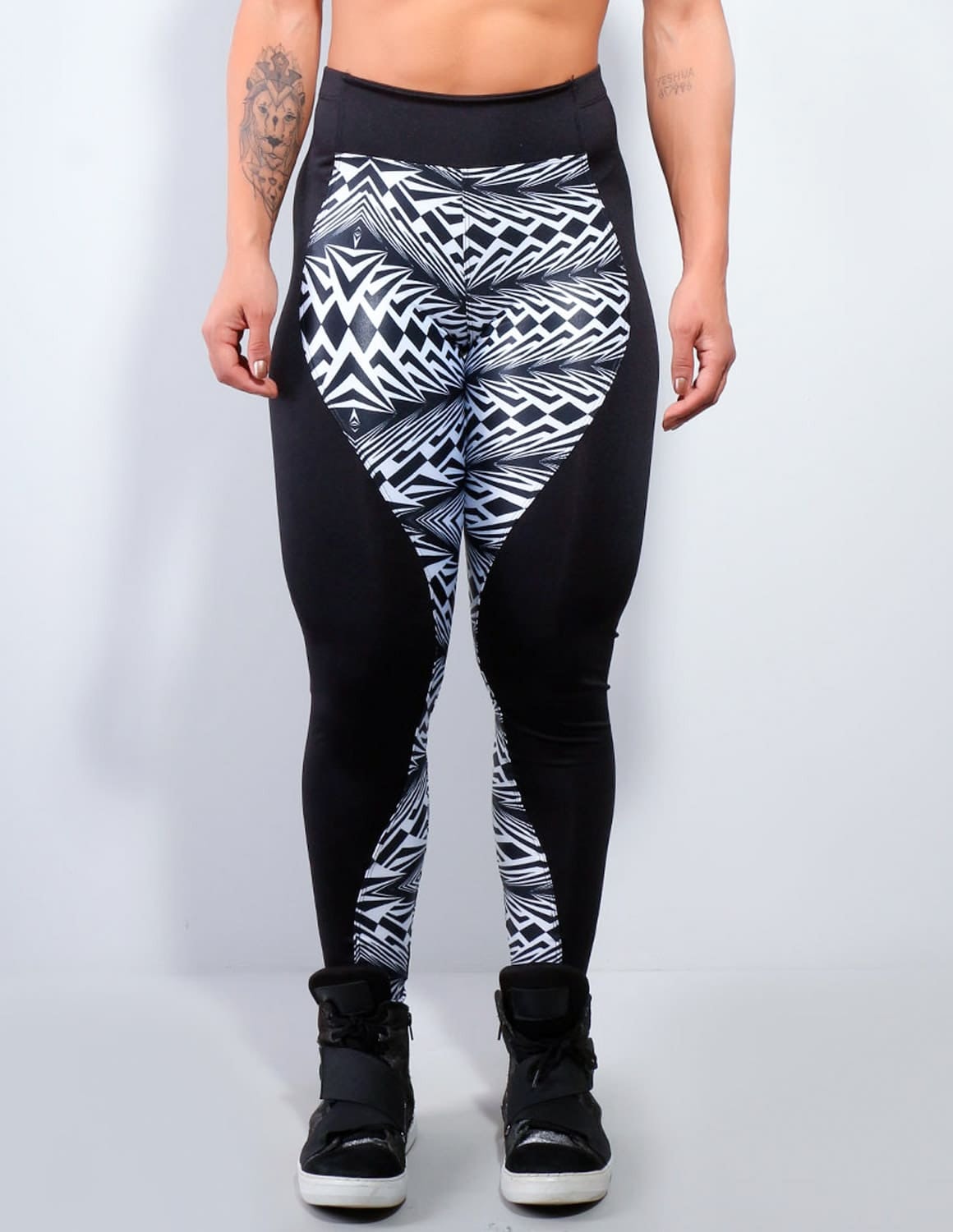 Calça Valoriza Bumbum com Cirrê Estampado | Ref: 4.4.4163-3102
