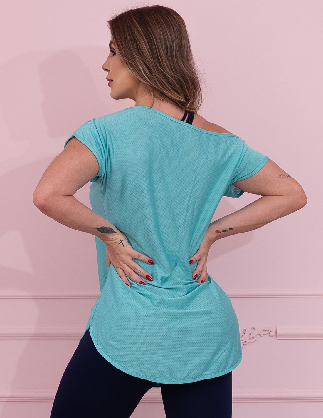Blusa Verde Ombro Só Dry Fit | Ref: 3.3.2434-05