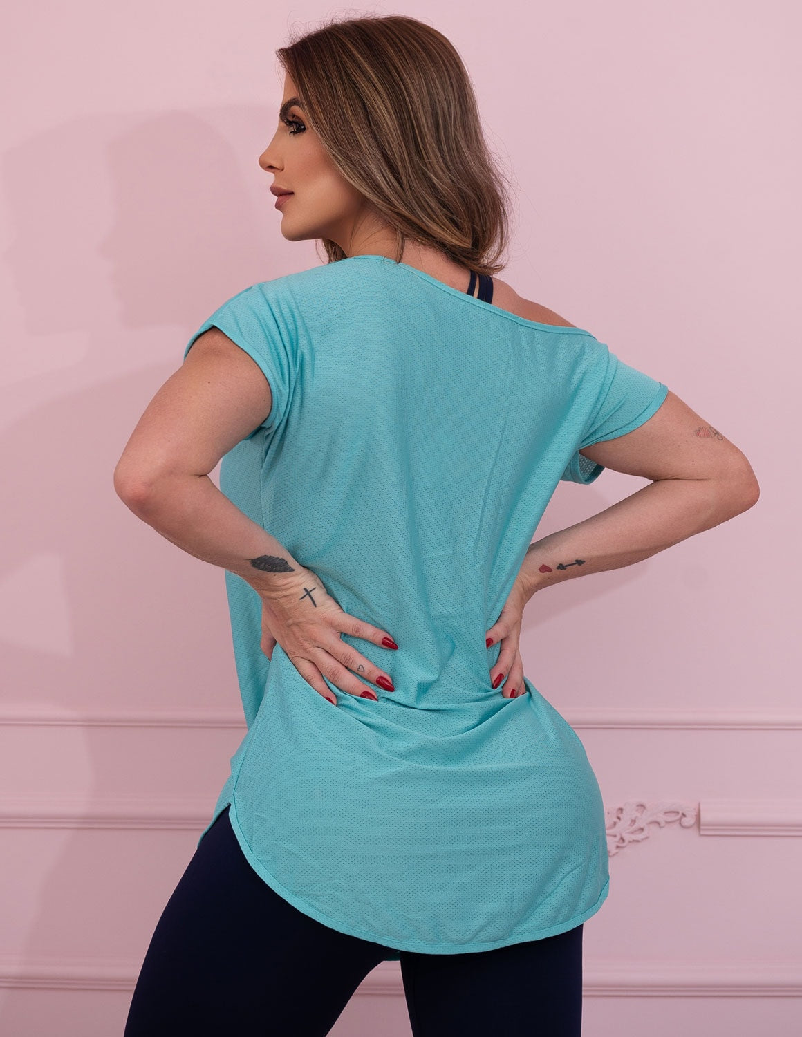 Blusa Verde Ombro Só Dry Fit | Ref: 3.3.2434-05