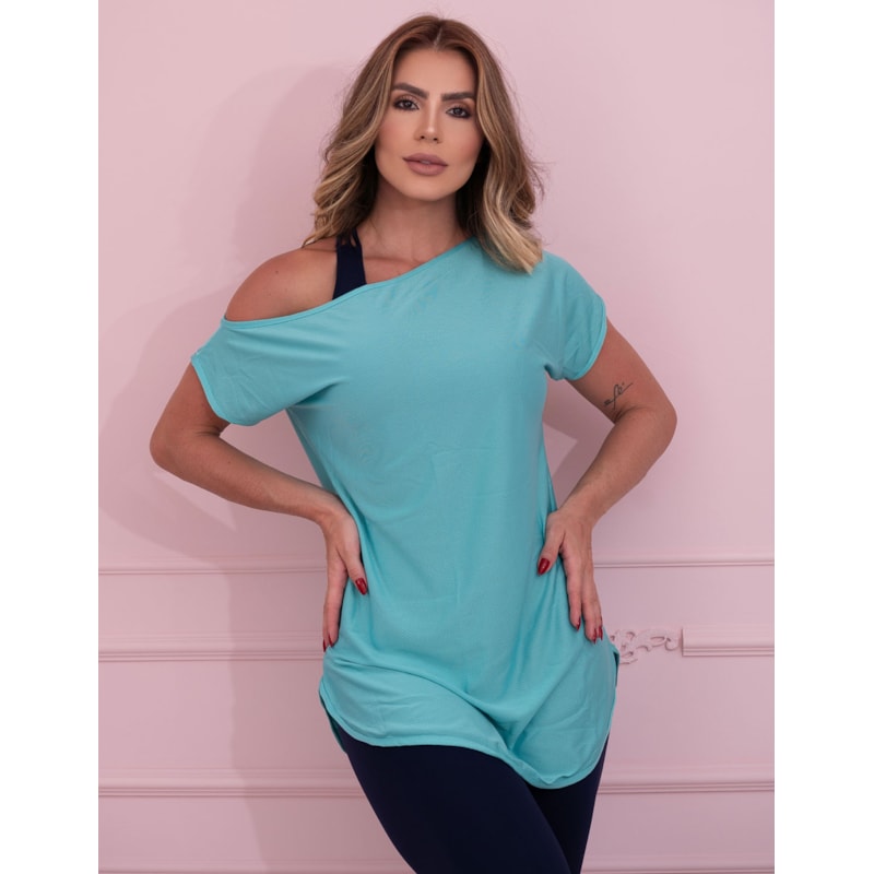 Blusa Verde Ombro Só Dry Fit | Ref: 3.3.2434-05