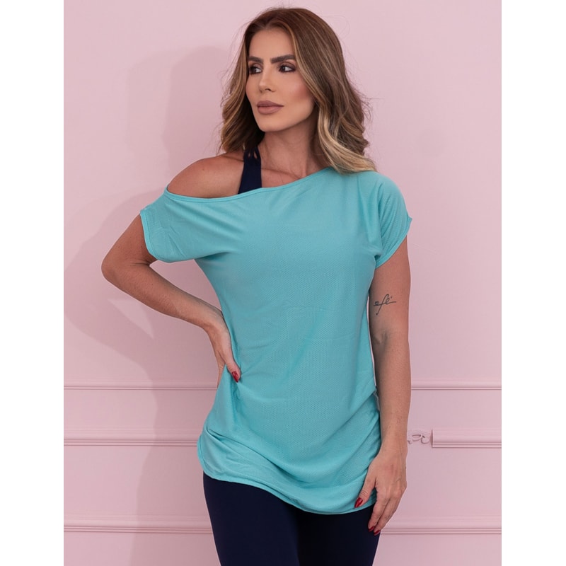 Blusa Verde Ombro Só Dry Fit | Ref: 3.3.2434-05