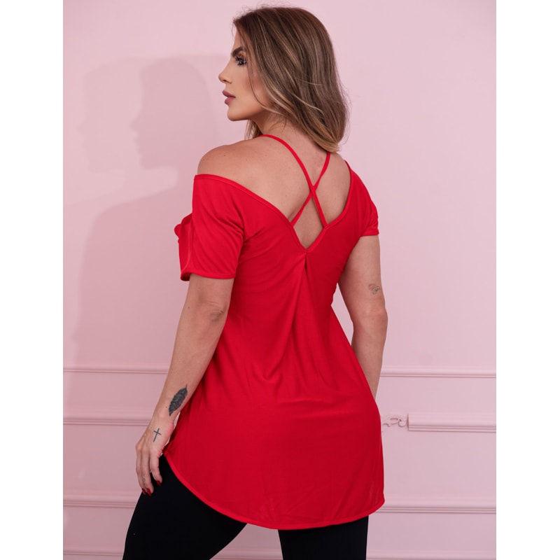 Blusa Fitness em Dry Fit Vermelha | Ref: 3.3.2553-11