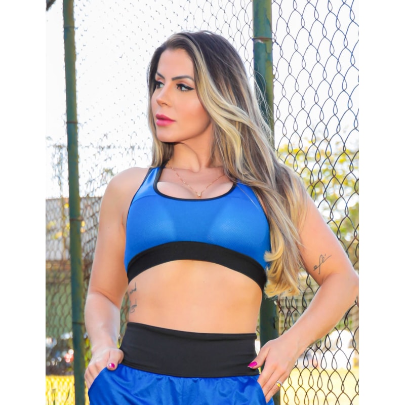 Top Fitness Feminino em Dry Fit com Bojo Removível | Ref: 4.4.4440-20