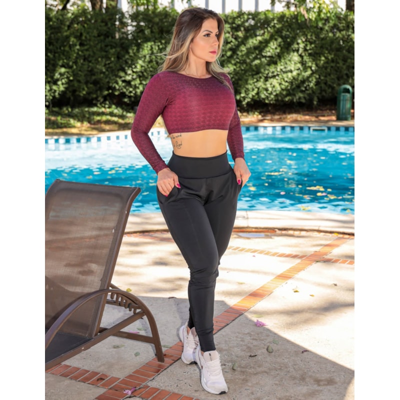 Cropped sem Bojo com Mangas Longas | Ref: 3.3.2581-3246