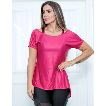 Blusinha Feminina em Dry Fit com Manguinhas | Ref: 3.3.2553-07