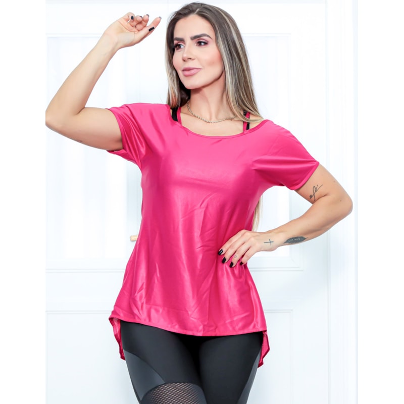 Blusinha Feminina em Dry Fit com Manguinhas | Ref: 3.3.2553-07