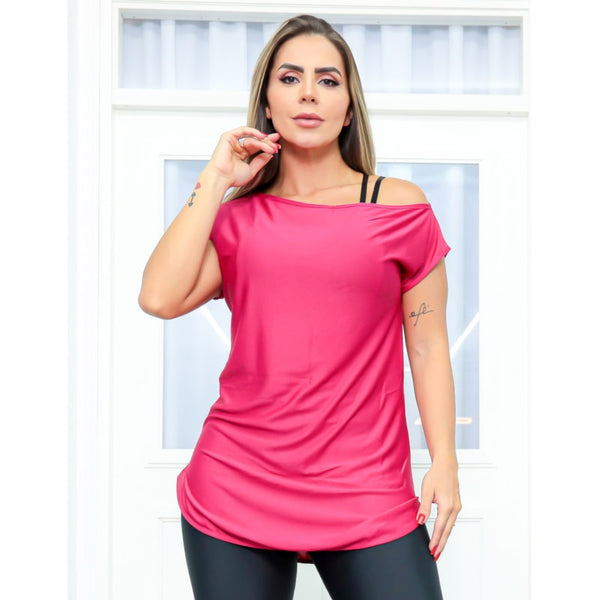 Blusa Fitness Ombro Só em Dry Fit | Ref: 3.3.2434-07