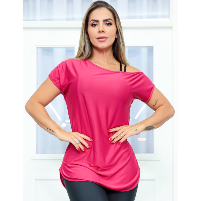 Blusa Fitness Ombro Só em Dry Fit | Ref: 3.3.2434-07