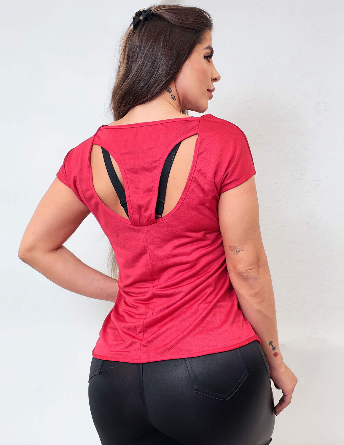 Blusinha Fitness com Manguinhas em Dry Fit | Ref: 3.3.2554-11