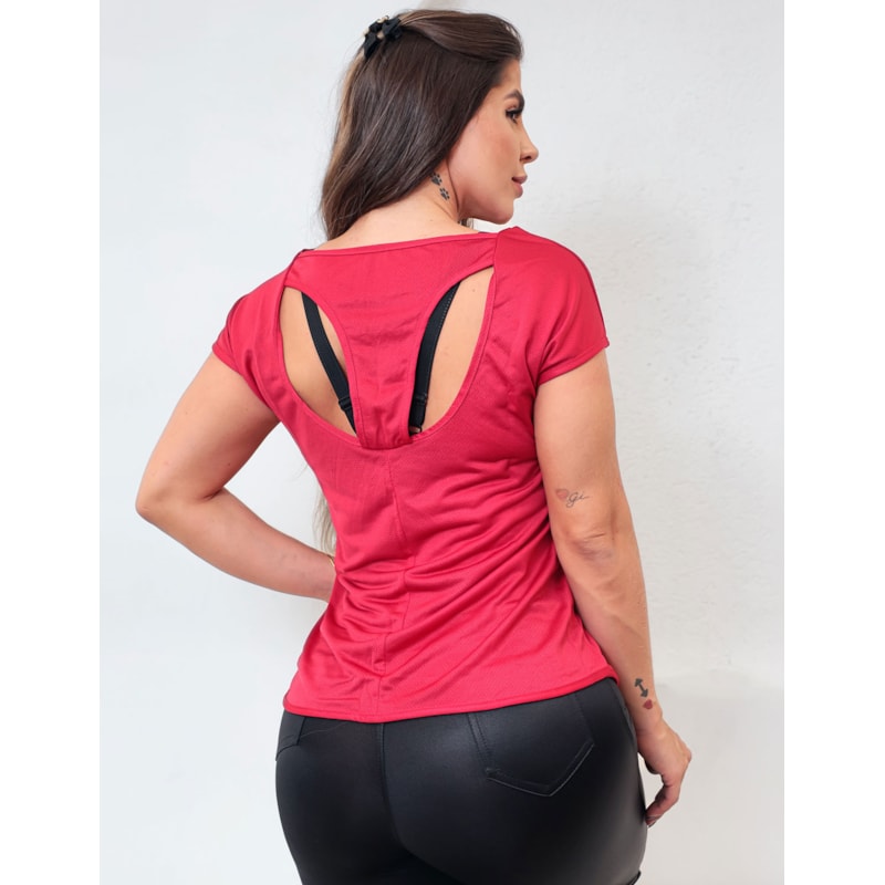 Blusinha Fitness com Manguinhas em Dry Fit | Ref: 3.3.2554-11