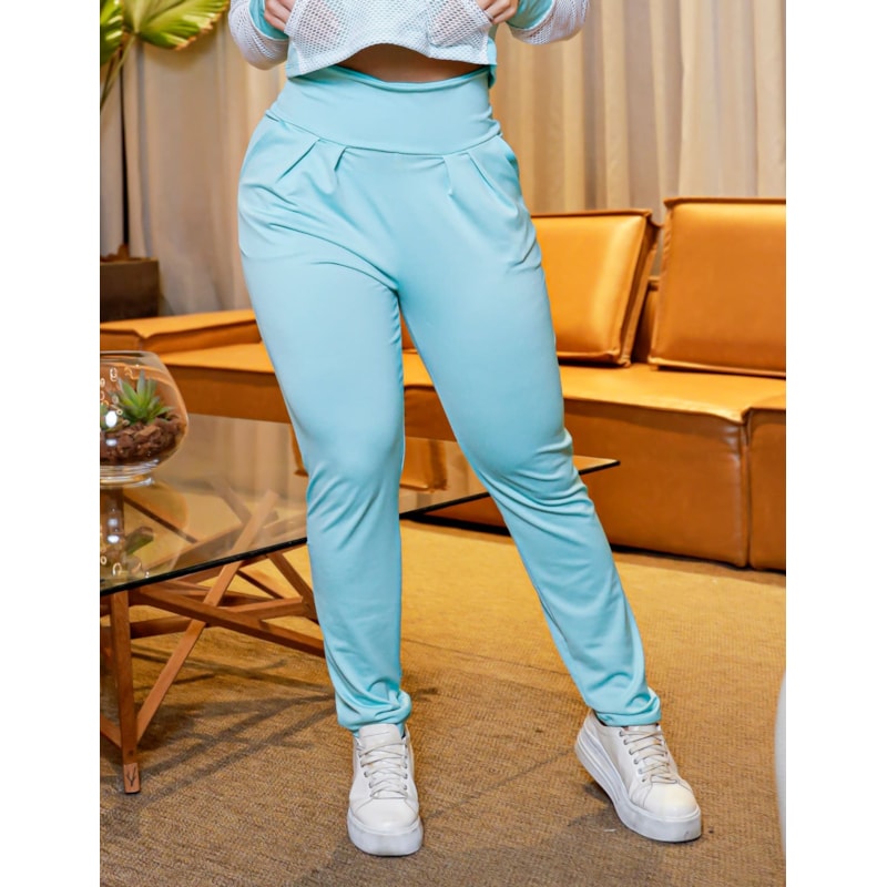 Conjunto  em Crepe de Alfaiataria Calça e Blusa Manga Comprida | Ref: 3.3.2596-51