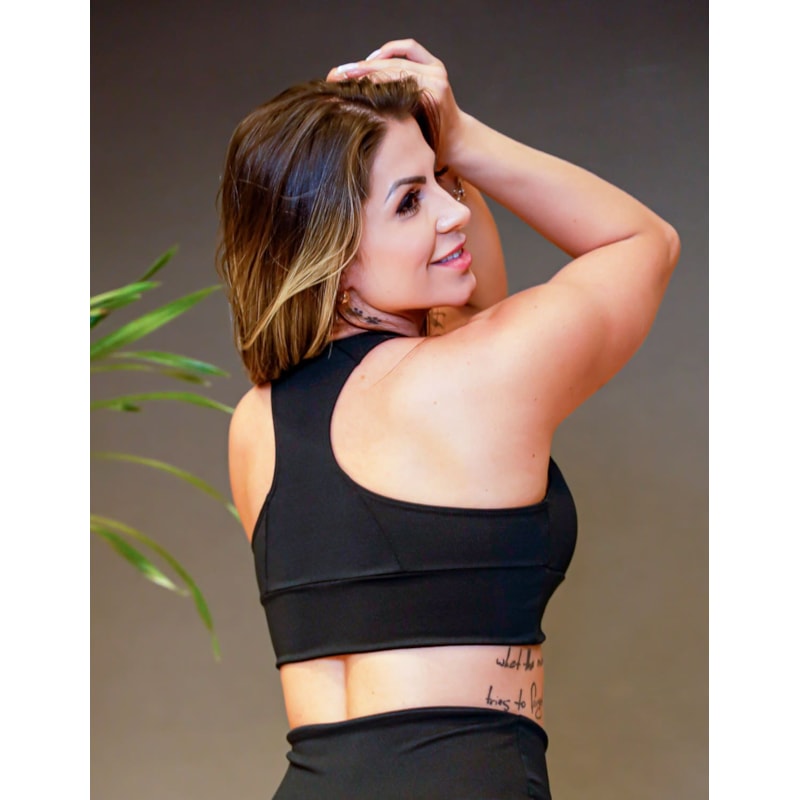 Cropped Feminino em Crepe com Bojo Removível | Ref: 3.3.2597-01