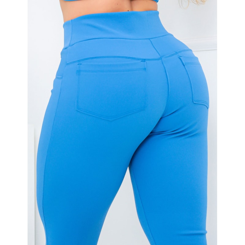 Calça Feminina em Crepe de Alfaiataria com Bolsos | Ref: 3.3.2600-23