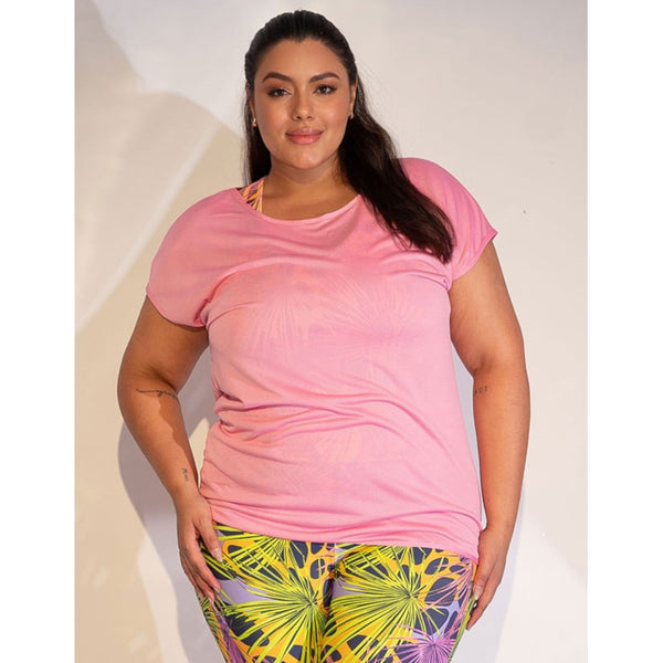 Blusa Feminina em Dry Fit Plus Size | Ref: 4.4.1752-21