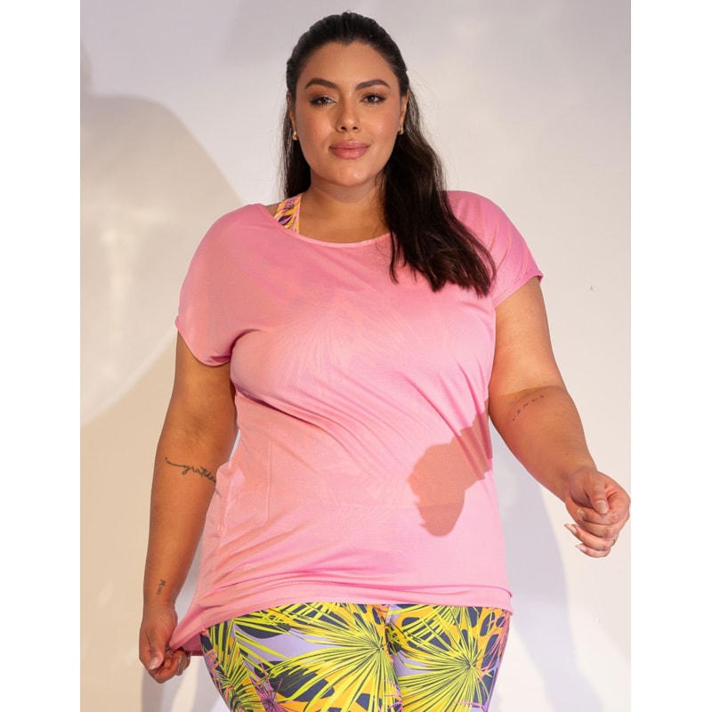 Blusa Feminina em Dry Fit Plus Size | Ref: 4.4.1752-21