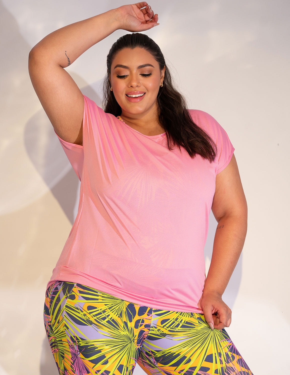 Blusa Feminina em Dry Fit Plus Size | Ref: 4.4.1752-21