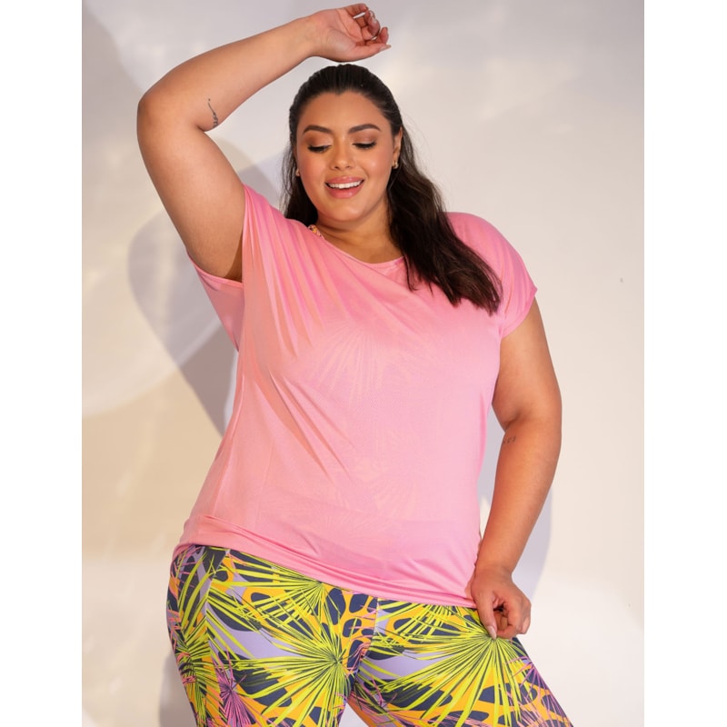 Blusa Feminina em Dry Fit Plus Size | Ref: 4.4.1752-21