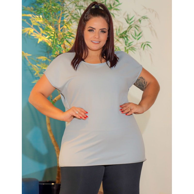 Blusa Fitness Feminina Plus Size em Dry Fit | Ref: 4.4.1752-40