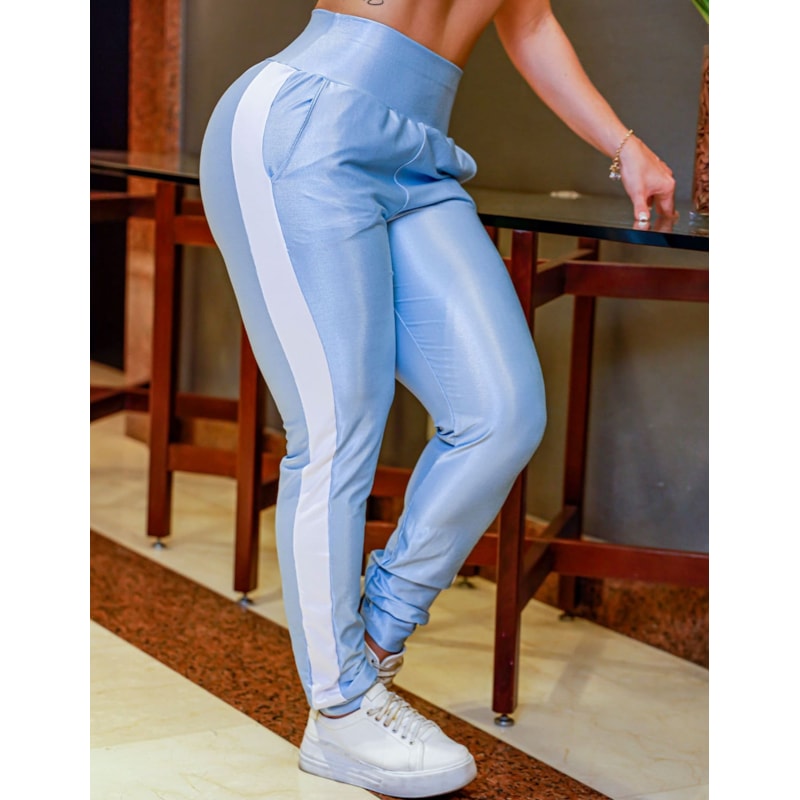 Calça Jogger Feminina com Bolsos Laterais | Ref: 3.3.2585-45