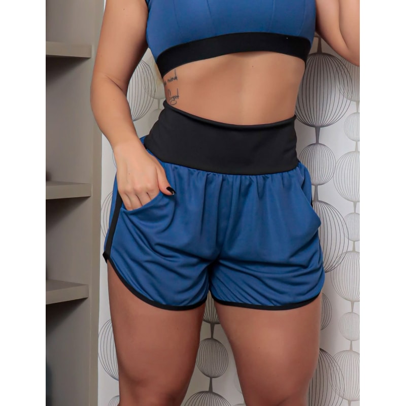 Short Fitness Dry Running com Bolsos | Ref: 4.4.4457-1801