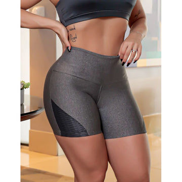 Short Fitness com Recortes Texturizado nas Laterais Academia | Ref: 4.4.4459-0328
