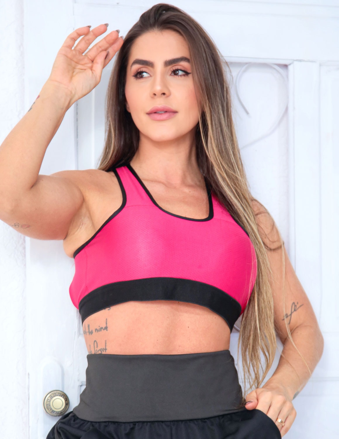 Top Dry  Fitness Feminino com Bojo Removível Academia