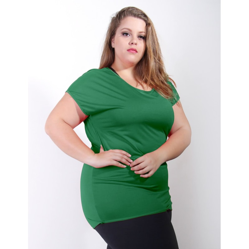 Blusa Fitness Academia Plus Size em Dry Fit