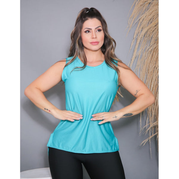 Camiseta Mullet Feminina Fitness em Dry Fit para Academia