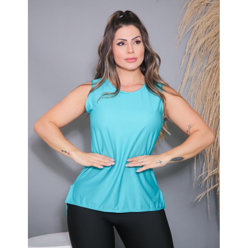 Camiseta Mullet Feminina Fitness em Dry Fit para Academia