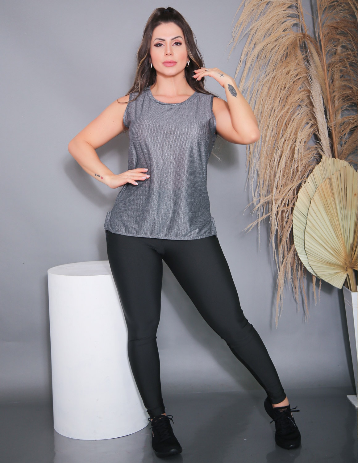 Camiseta Feminina Fitness Mullet em Dry Fit Seca Rápido