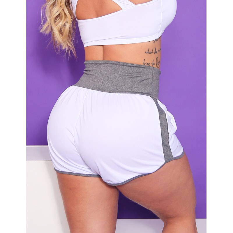 Shorts Fitness Feminino Dry Running com Bolsos