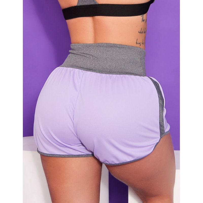 Shortinho Esportivo Fitness Feminino Dry Running com Bolsos