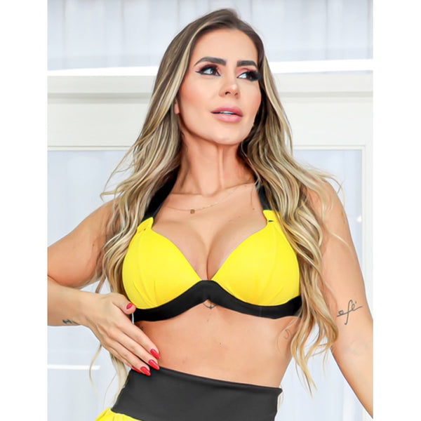 Top Fitness Feminino Com Bojo Para Academia em Dry Fit