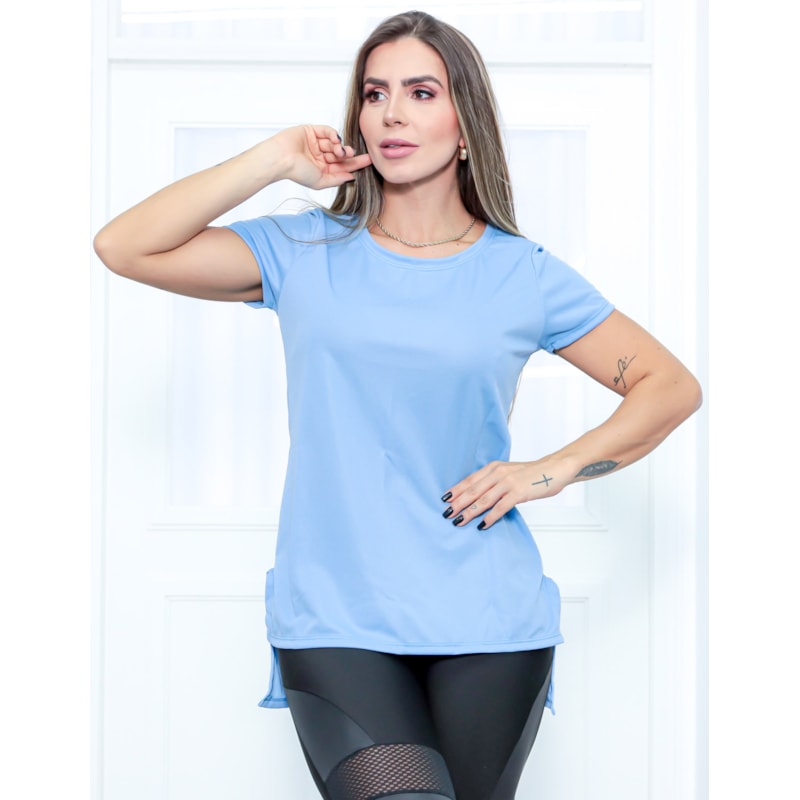 Camisa Fitness Feminina Mullet Dry Fit Seca Rápido