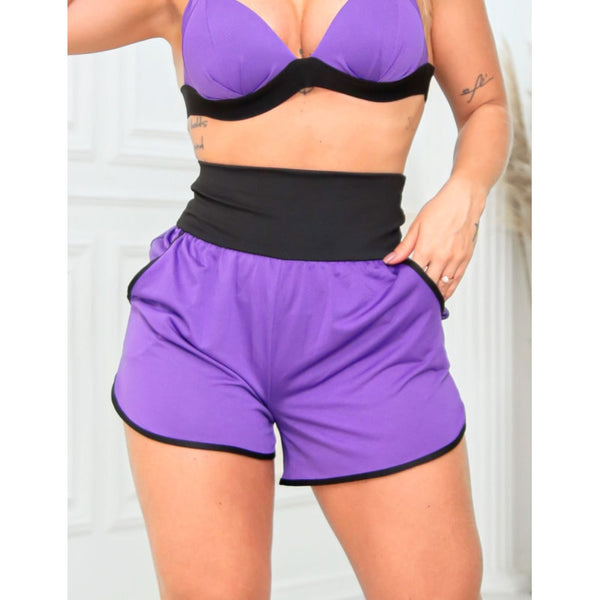 Shortinho Soltinho Fitness Feminino Dry Running com Bolso