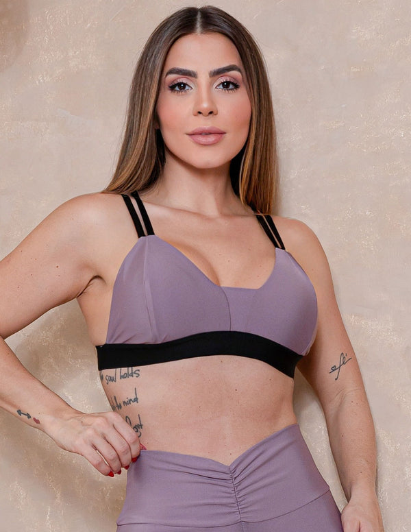 Top Feminino Com Bojo Removível Fitness