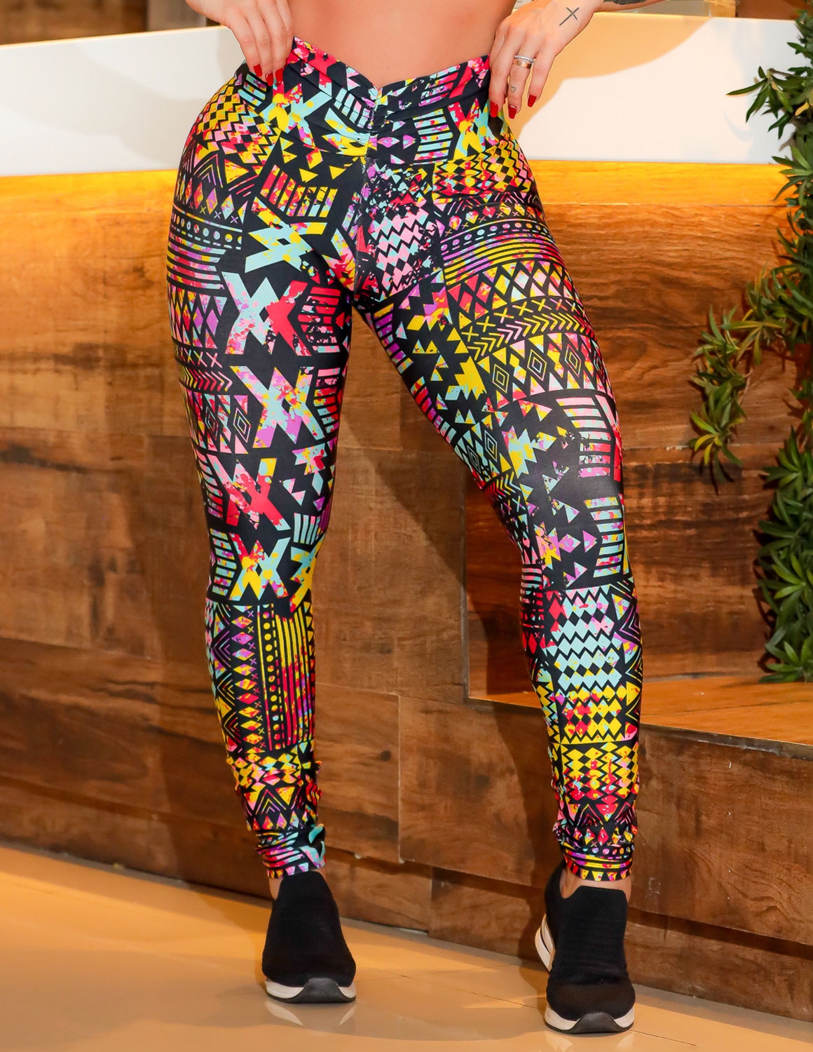 Calça Legging Estampada Empina Bumbum para Academia