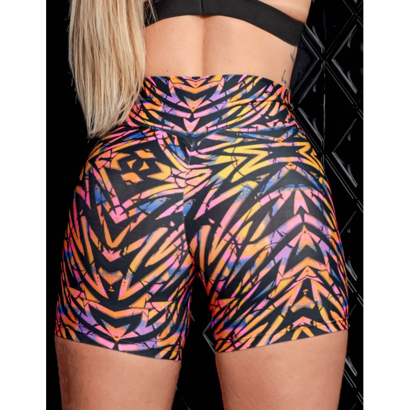 Short Fitness Feminino Levanta Bumbum Estampado