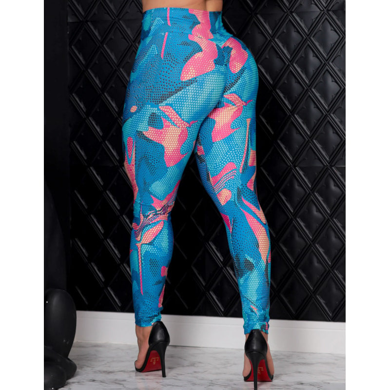 Calça Legging Feminina Empina Bumbum Fitness Estampada