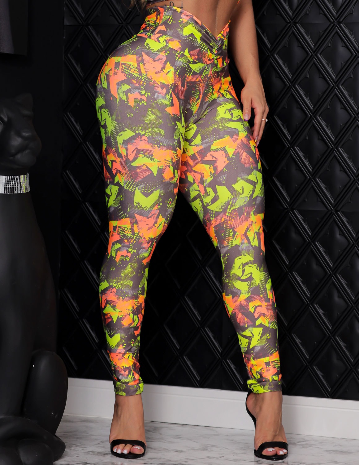 Calça Fitness Feminina Empina Bumbum Estampada